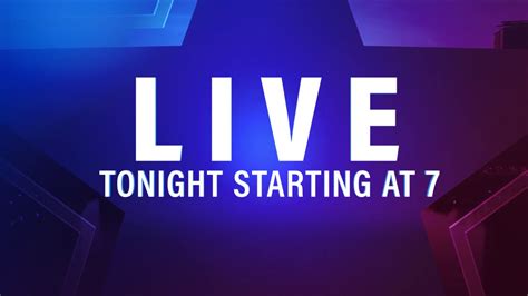 Watch Live at 7pm .